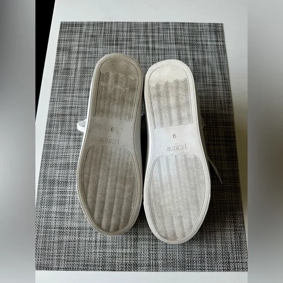 J. Crew Women’s Road Trip Sneakers in classic white, size 9. Style #:BC186 - Picture 11 of 12